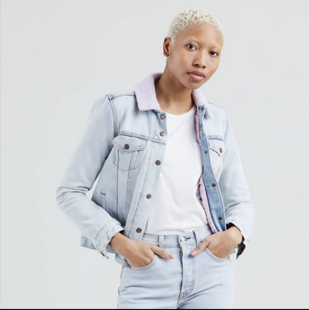 Levi's boyfriend jean jacket L